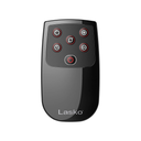 Lasko 1500W Ceramic Tower Space Heater with Digital Display and Remote Control, 5160, Black/Silver