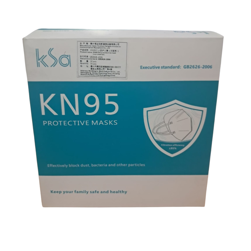 Caja con 30 Cubrebocas KN95