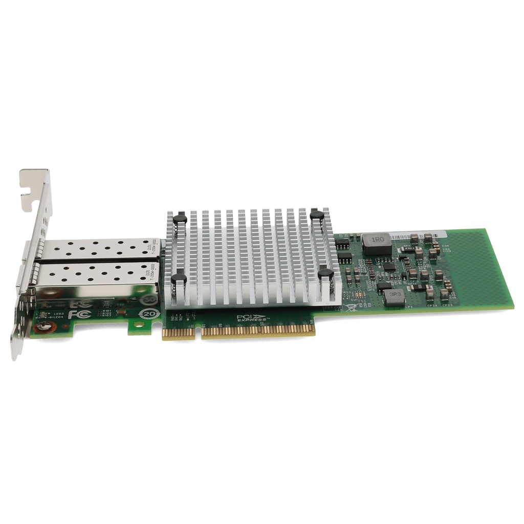 Tarjeta de interfaz de red PCIe 2.0 x8 con puerto SFP+ abierto dual de 10 Gbps comparable HP® 581201-B21 con arranque PXE