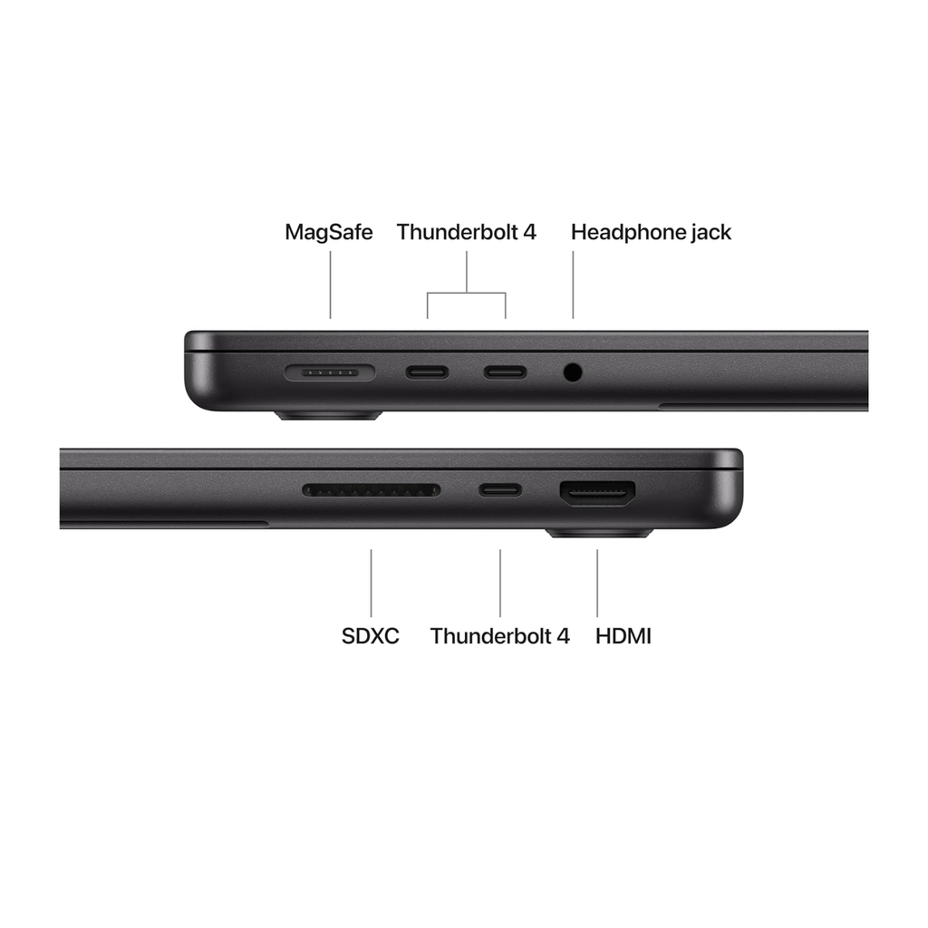 Apple MacBook Pro 14.2″ (M5) – 10-Core CPU, 10-Core GPU, 16GB RAM, 512GB SSD, Pantalla Liquid Retina XDR, macOS, Space Black