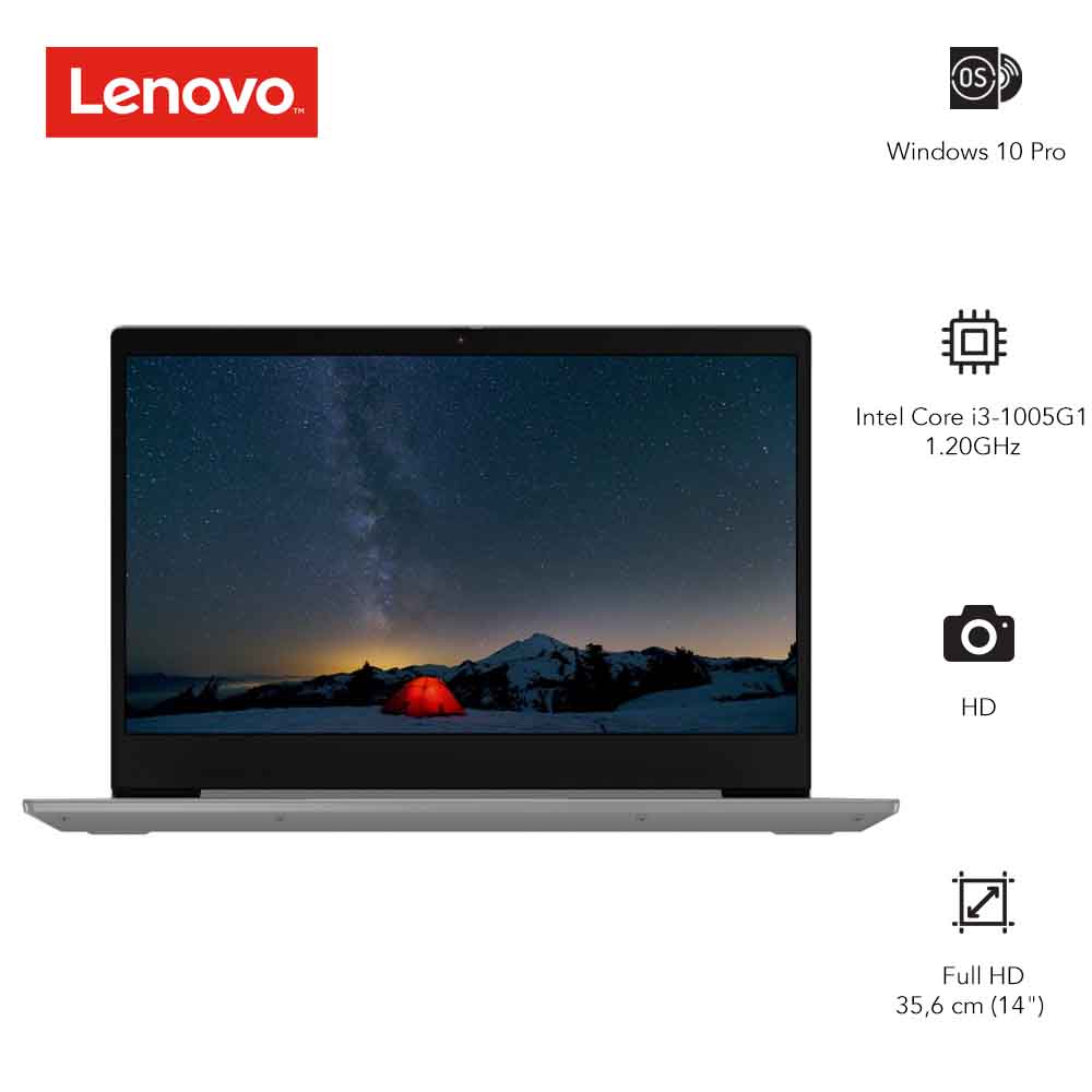 Laptop Lenovo ThinkBook 14-IIL, Intel Core i3-1005G1, 8GB RAM, 1TB, Windows 10 Pro, 14" - Gris