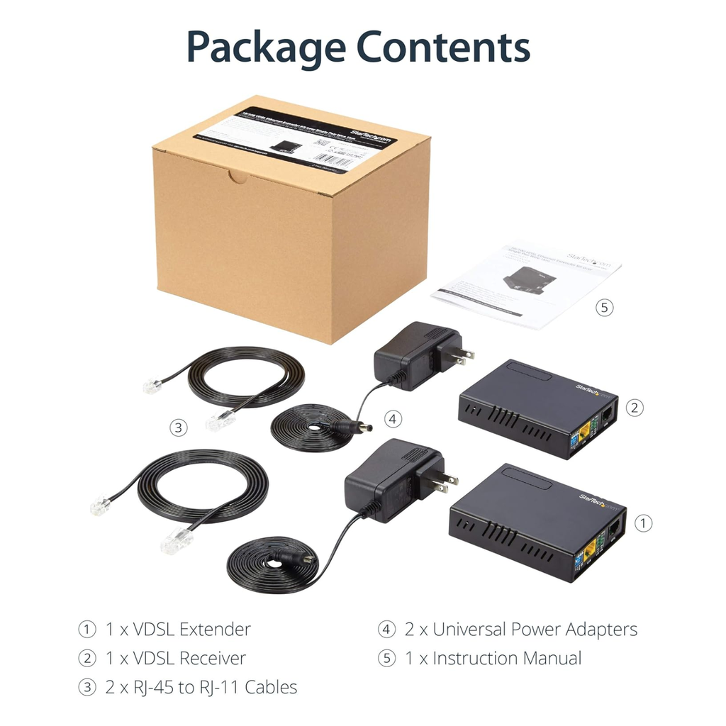 Extensor de red StarTech.com - Conforme con normas TAA