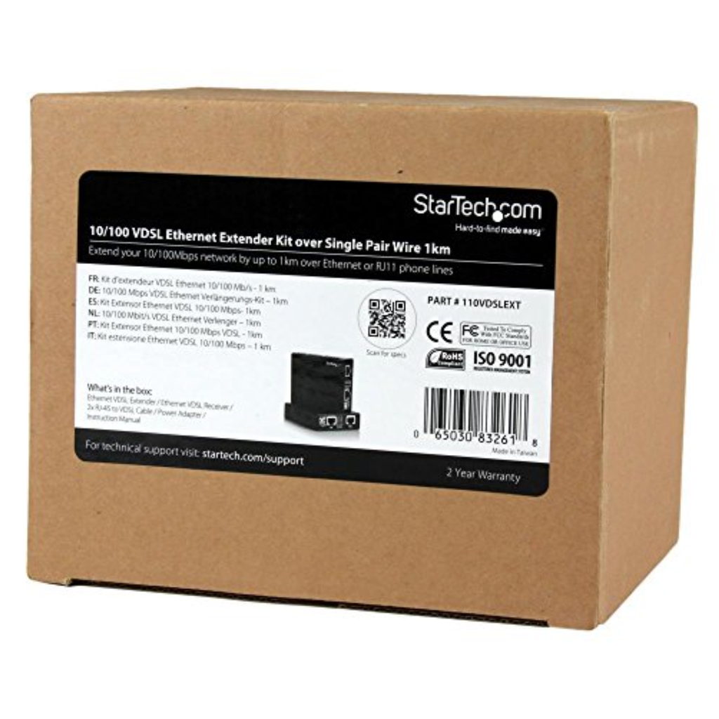 Extensor de red StarTech.com - Conforme con normas TAA