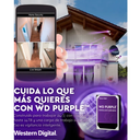 WD Purple 6TB WD64PURZ – Disco Duro 3.5" SATA III para Videovigilancia 24/7, Optimizado para DVR y NVR, AllFrame Technology