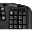 Adesso TruForm AKB-150SB-TAA – Teclado Ergonómico con Lector Smart Card, Certificación TAA, Conexión USB, Diseño Dividido, Color Black