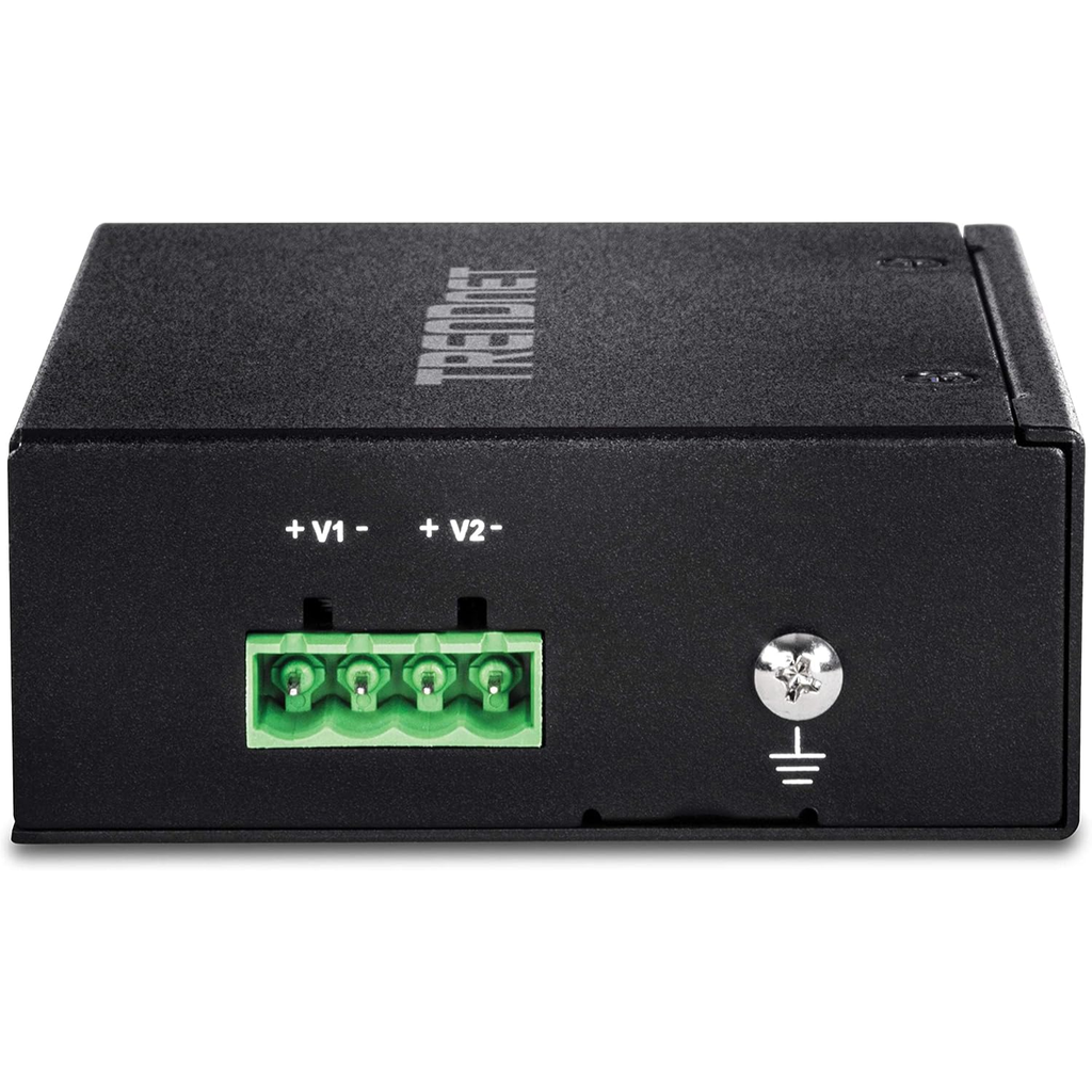 Switch Industrial Trendnet de 5 puertos, DIN-Rail PoE+ Fast Ethernet