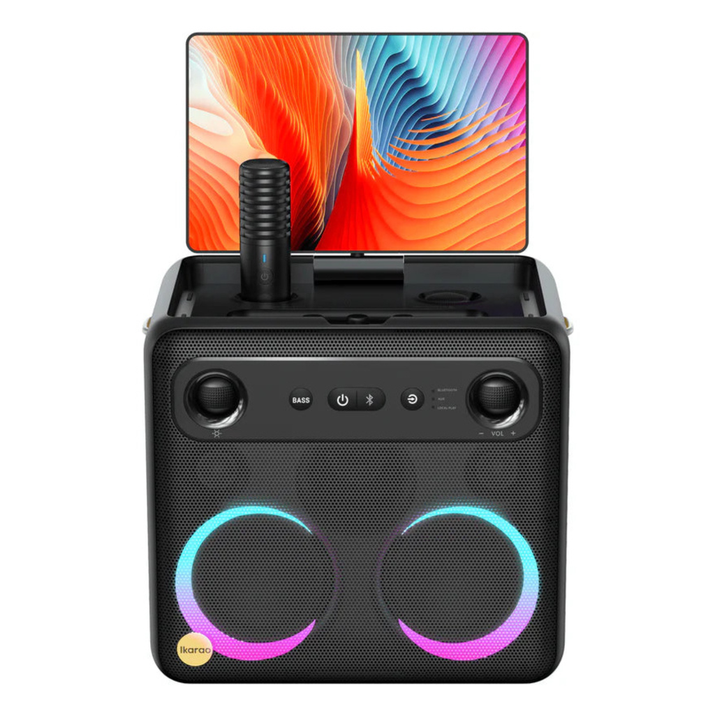 BREAKX2 Portable Wireless Audio Machine – 106dB Sound, Dual 4" Woofers, 10.1” HD Screen, Powerful Portable Speaker for Music & Entertainment