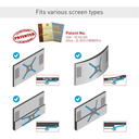 Barkan Soporte de Pared para TV 13"–65" – Brazo Largo Full Motion, Articulado 4 Movimientos, Compatible con Pantallas Planas y Curvas