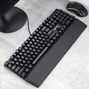Wristpad Meteor Tamaño L – Descanso Ergonómico para Teclados Full Size, 435×73×20 mm, Ideal para Gaming y Oficina