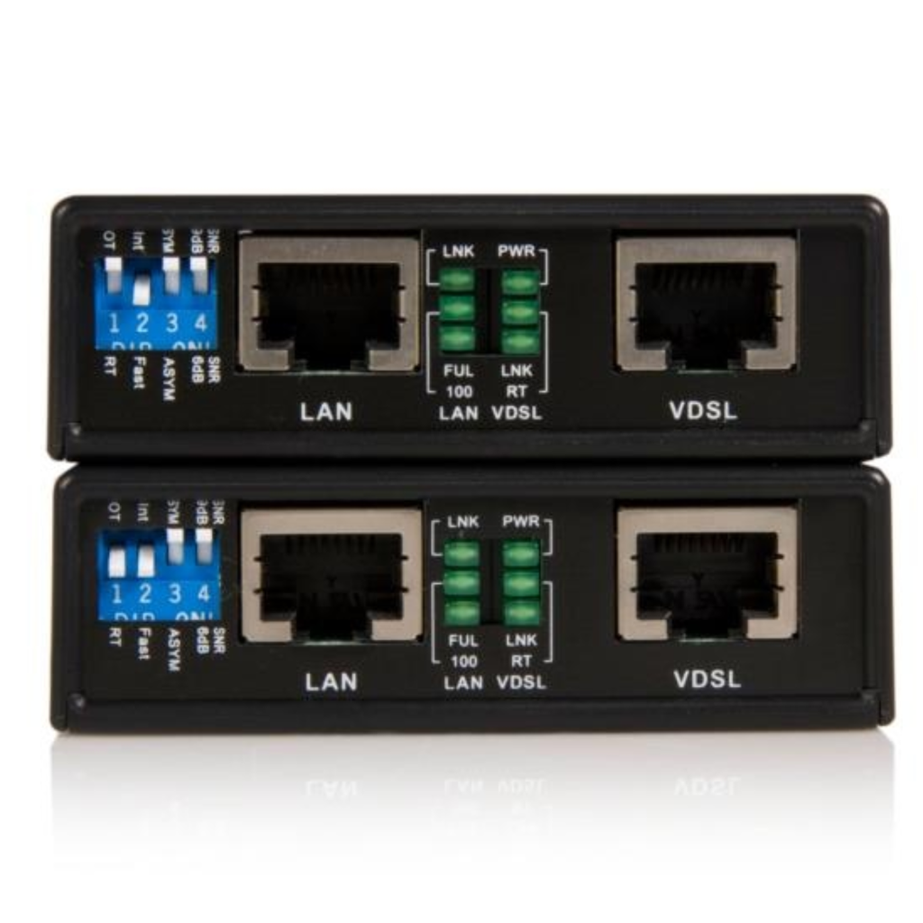 StarTech.com 10/100 VDSL2 Ethernet Extender Kit over Single Pair Wire - 1km