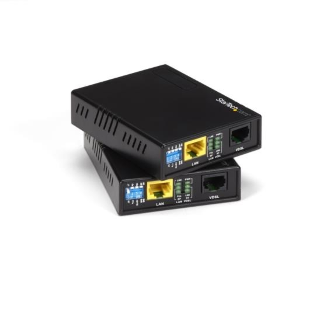 StarTech.com 10/100 VDSL2 Ethernet Extender Kit over Single Pair Wire - 1km