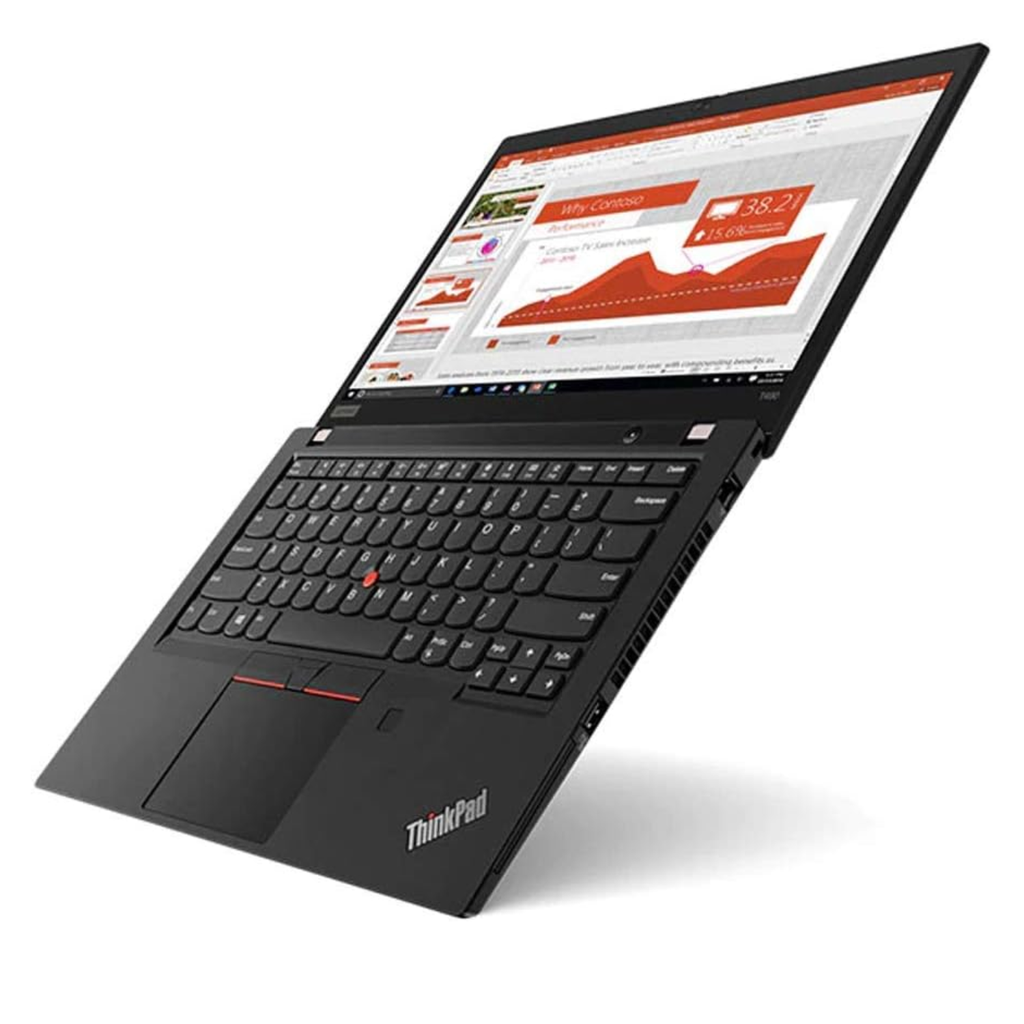Lenovo ThinkPad T490 – Laptop 14″ FHD IPS, Intel Core i5-8365U, 8GB RAM, 256GB SSD, Windows 10 Pro, Fingerprint, Grade A