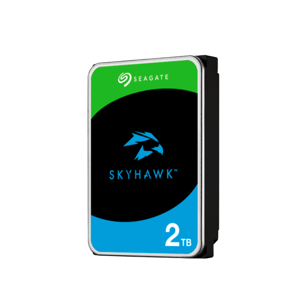 Seagate SkyHawk 2TB ST2000VX017 – Disco Duro 3.5" SATA III para Videovigilancia, 24/7, Optimizado para DVR y NVR