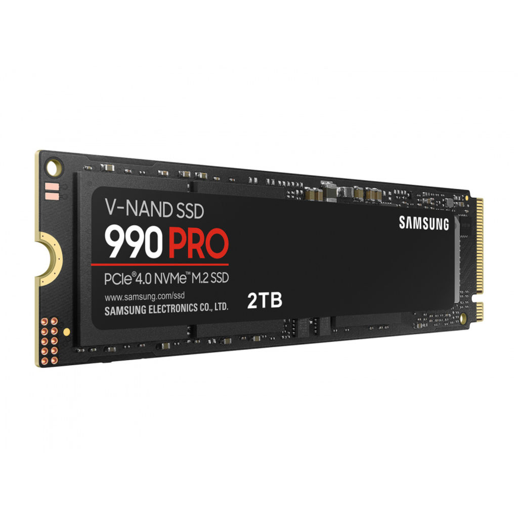 Samsung 990 PRO 2TB NVMe SSD – PCIe 4.0 x4, M.2 2280, Hasta 7,450 MB/s Lectura, Ultra-Rápido para Gaming, Creatividad y Alto Rendimiento (MZ-V9P2T0B/AM)