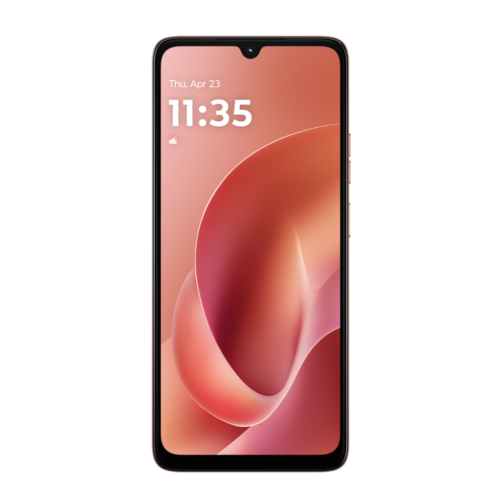 Motorola Moto G06 Naranja – Smartphone 4GB RAM, 128GB Almacenamiento, Pantalla 6.6″ HD+, Batería de larga duración, Cámara con IA