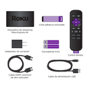 Roku Express 4K+ – Dispositivo de Streaming HD/4K/HDR con Control por Voz, Wi-Fi Rápido y Cable HDMI Premium (Nuevo)