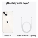 Apple iPhone 14 Dual SIM 128GB White – 6.1" Super Retina XDR, Chip A15 Bionic – Nuevo Open Box