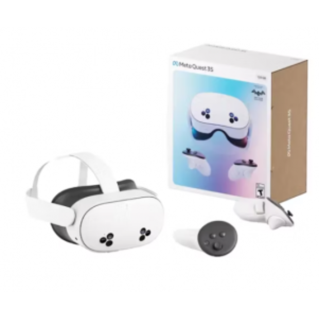 Meta Quest 3S 128GB – Visor VR All-in-One, Incluye Batman: Arkham Shadow + 3 Meses de Meta Quest+, White, Open Box
