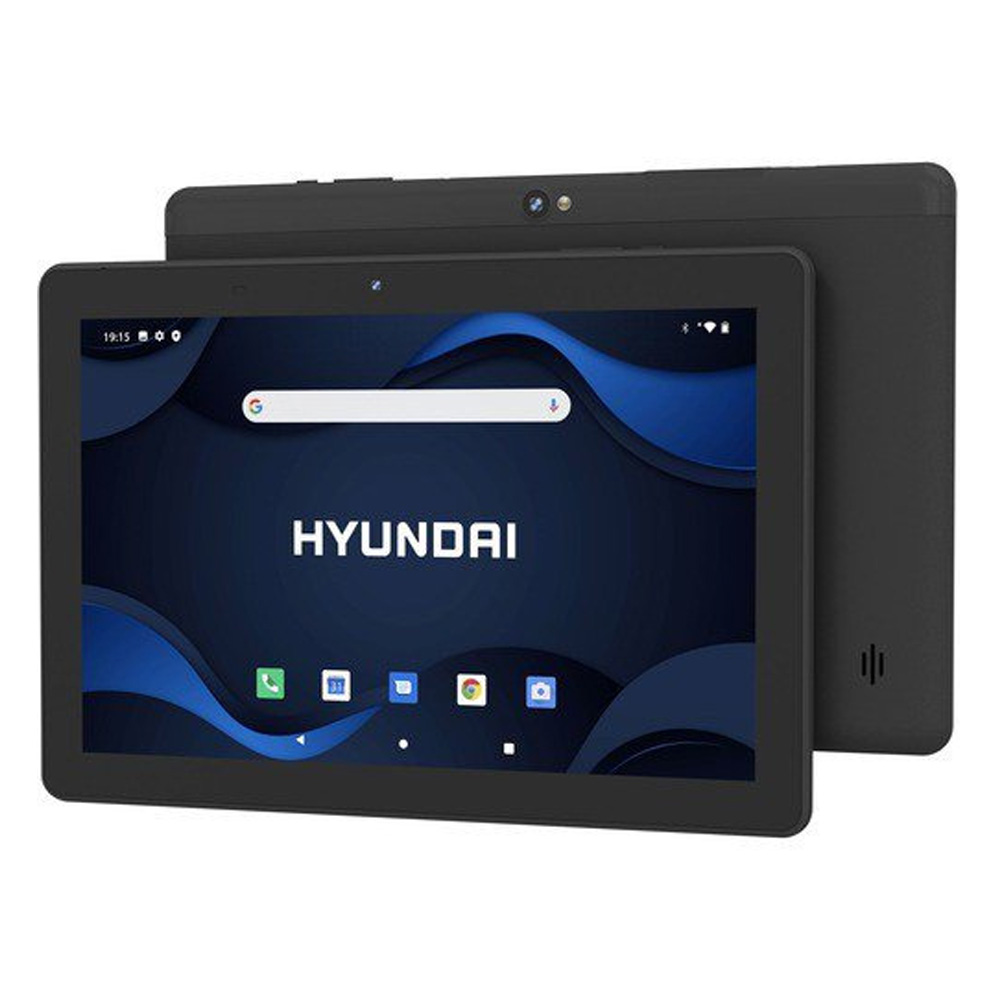 Hyundai HYtab Plus 10LB3, 10.1" 1280x800 HD IPS, Procesador Quad-Core, Android 11 Go edition, 2GB RAM, 32GB Almacenamiento, Cámara Dual, LTE, Black con 32GB microSD U1