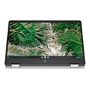 Laptop HP Chromebook x360 14" FHD IPS Touchscreen, Intel Celeron N4500, 4GB RAM, 128GB eMMC 14a-ca1008ca ChromeOS, Mineral Gray