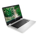 Laptop HP Chromebook x360 14" FHD IPS Touchscreen, Intel Celeron N4500, 4GB RAM, 128GB eMMC 14a-ca1008ca ChromeOS, Mineral Gray