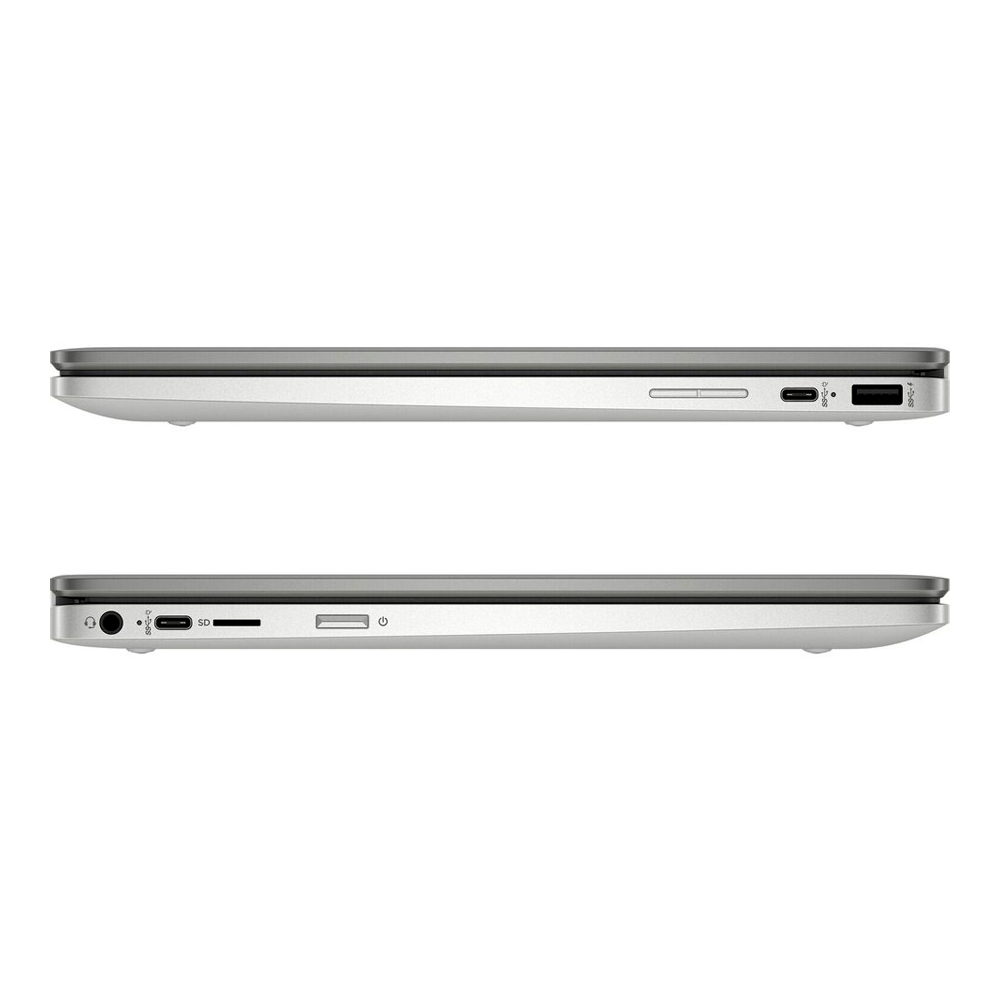 Laptop HP Chromebook x360 14" FHD IPS Touchscreen, Intel Celeron N4500, 4GB RAM, 128GB eMMC 14a-ca1008ca ChromeOS, Mineral Gray