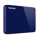 Toshiba Canvio Advance 2 TB Portable Hard Drive - 2.5" External - Blue