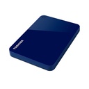 Toshiba Canvio Advance 2 TB Portable Hard Drive - 2.5" External - Blue