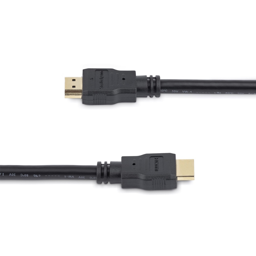 StarTech.com 3ft (1m) HDMI Cable, 4K High Speed HDMI Cable with Ethernet, Ultra HD 4K 30Hz Video, HDMI 1.4 Cable, HDMI Monitor Cord, Black