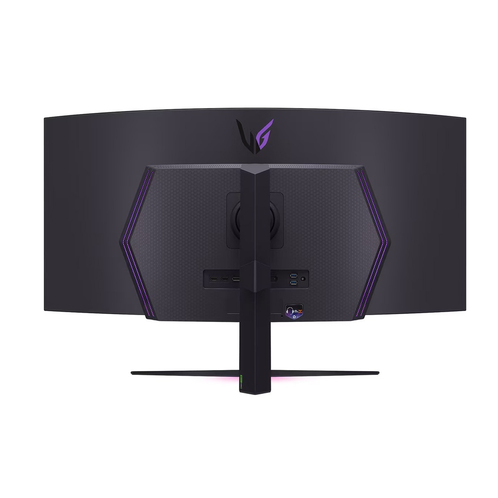 LG UltraGear 45" OLED Curved WQHD 240Hz 0.03ms FreeSync and NVIDIA G-SYNC Compatible Gaming Monitor with HDR400 - Black