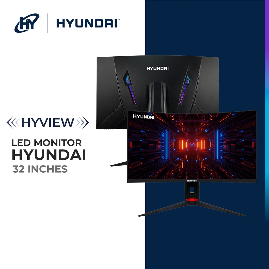 HY View, 32” Curved R1000 Gaming Monitor, IPS 2560x1440p, 200Hz, 1ms(MPRT),GTG 4ms,OD 4ms