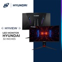 HY View, 32” Curved R1000 Gaming Monitor, IPS 2560x1440p, 200Hz, 1ms(MPRT),GTG 4ms,OD 4ms