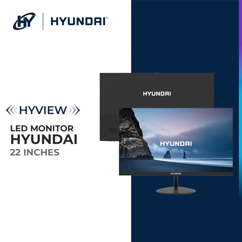 HY View, 22” Office Monitor, VA 1920x1080p, 60Hz, GTG 5ms