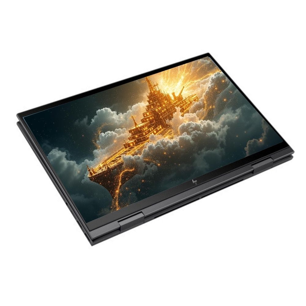 HP ENVY x360 15-FH0013 2-IN-1 Ryzen™ 5 7530U 256GB SSD 8GB 15.6 (1920x1080) TOUCHSCREEN IPS WIN11 NIGHTFALL BLACK Backlit Keyboard