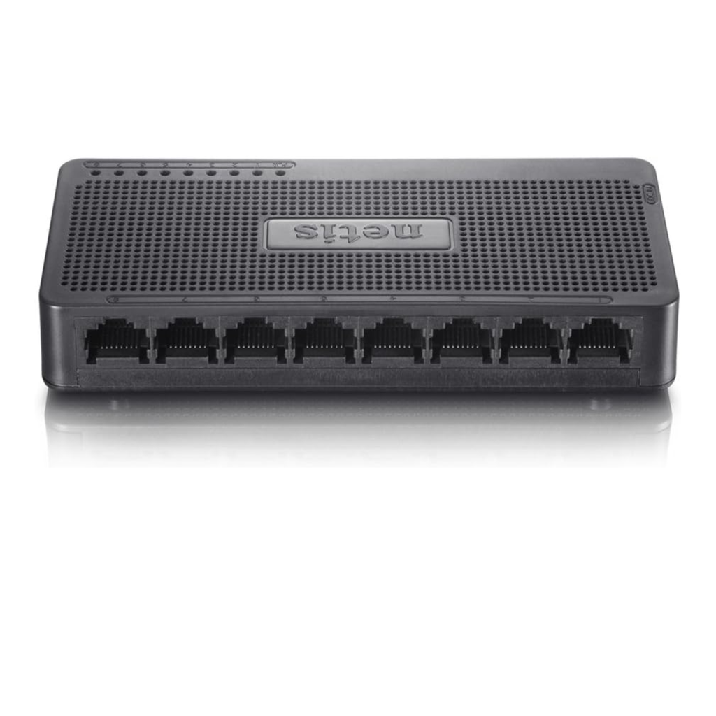 Conmutador de escritorio Netis ST3108S de 8 puertos 10/100M, negociación automática y Plug and Play