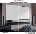 Elite Screens AR100WH2 Serie Aeon, 100 Pulgadas Diagonal, relación de aspecto 16:9, Pantalla de proyección 4K de marco fijo sin bordes para cine en casa