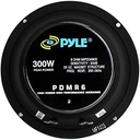 Bocina Para Auto Pyle Pro PDMR6 | 150 W RMS - 300 W PMPO | Color Negro