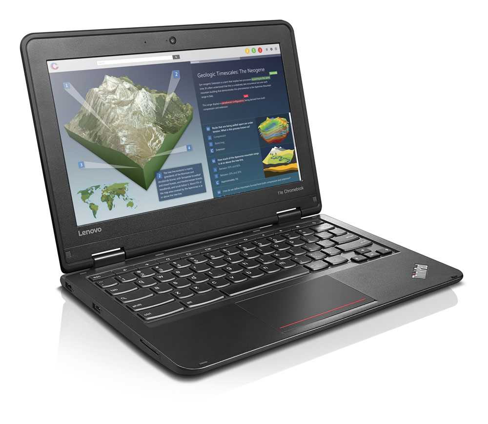 Laptop Lenovo Chromebook 11E 20GF0001US | 11.6" | Intel Celeron N3150 | 4GB RAM | 16 GB de SSD (eMMC) | Sistema Operativo Chrome | Color Negro
