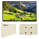 Sylvox OT75A1COVER – Funda Impermeable para TV Exterior 70-75″, Resistente al Agua y al Polvo