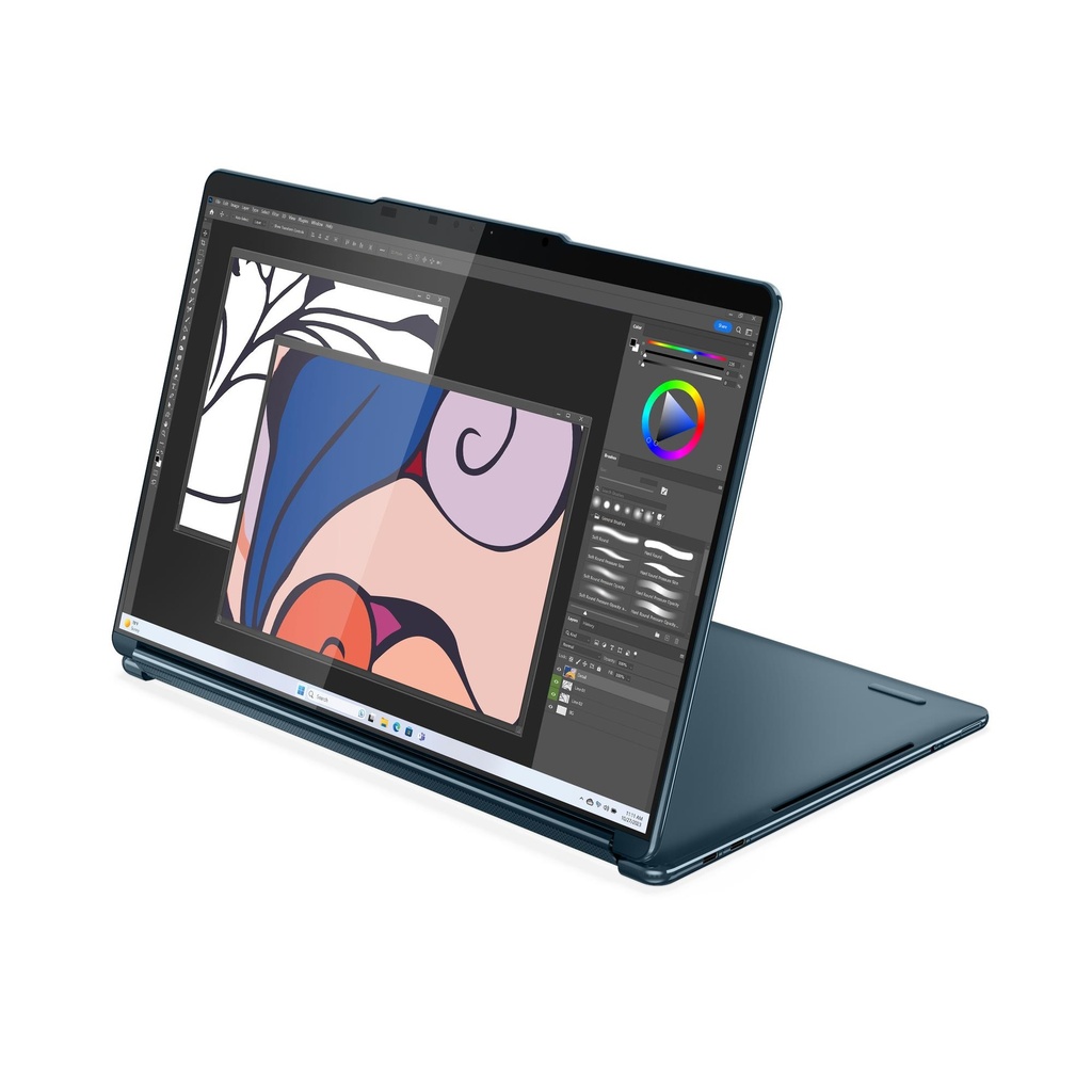 Lenovo YOGA BOOK 9 13IMU9 Core™ Ultra 7 155U 1TB 16GB Dual 13.3" (2880x1800) OLED TOUCHSCREEN WIN11 TIDAL TEAL Keyboard Mouse Folio Digital Pen