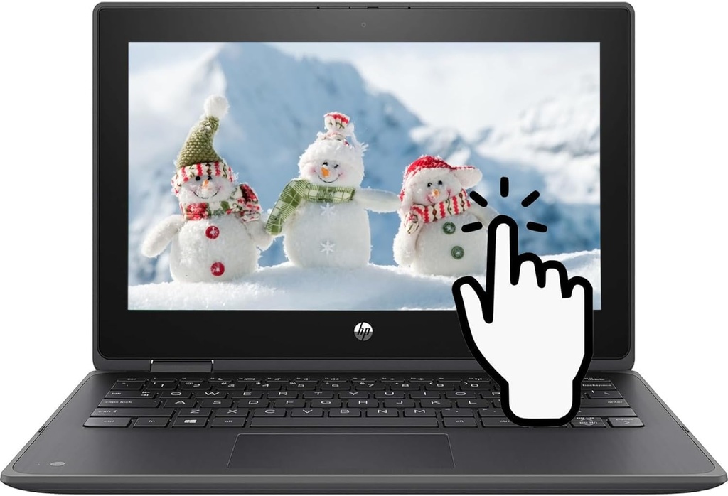 HP ProBook x360 11 G6 EE 11.6" Touchscreen Convertible 2 in 1 Notebook - FHD - 1920 x 1080P - Intel Core i5 10th Gen i5-10210Y Quad-core (4 Core) 1 GHz - 8 GB Total RAM - 128 GB SSD W11 PRO- Chalkboard Gray