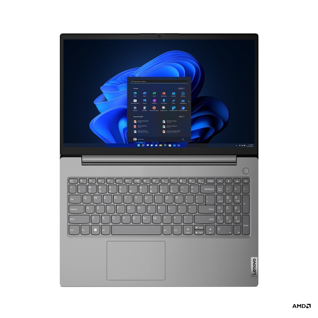 Laptop Lenovo V15 G4 AMN, AMD Ryzen 5 7520U , memoria RAM 8 GB, disco duro SSD 512 GB, Pantalla FHD de 15.6 pulgadas, Windows 11 Home