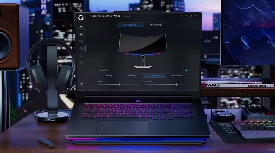 LENOVO Laptop Legion Pro 7i Gaming U 9 275HX, 64GB 2TB SSD RTX 5080/16GB, 16”(2560X1600)OLED, 240Hz, Backlit KB, W11 Pro, Eclipse Black