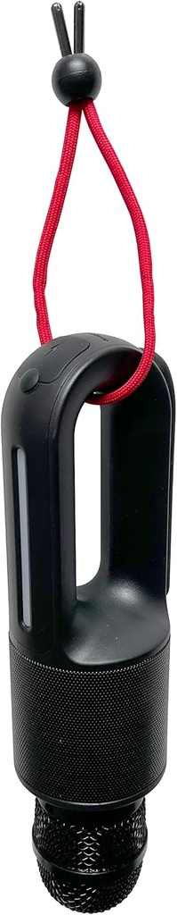 Singing Machine Máquina de Canto portátil, micrófono de Karaoke Bluetooth de Mano y Altavoz con Luces sincronizadas y 22 Efectos vocales sintonizados profesionalmente para Adultos y niños, Negro