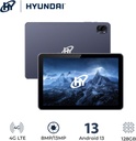 Hyundai HYTab Plus 10.1”, Octacore T606, HD IPS 1280x800 G+G, 4GB/128GB, 8MP/13MP, Android 15, AC WiFi, 4G, 6000 mAh, Metal, Includes Stylus Pen, Earbuds and Screen Protector  – Space Grey