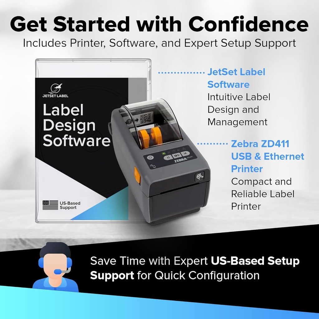 ZD4A022-D01E00EZ - Zebra ZD411 Barcode Printer