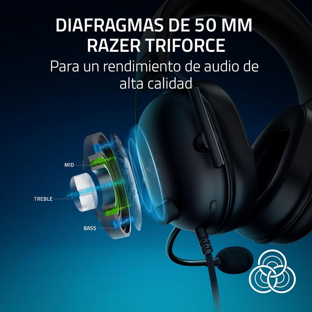 Razer BlackShark V2 Pro Auriculares Inalámbricos para Juegos: Sonido Envolvente Espacial THX 7.1 - Controladores De 50mm - Micrófono Desmontable - para PC, PS4, PS5, Switch - Negrohttps://m.media-amazon.com/images/I/71-OrhdWJGL._AC_SL1500_.jpg