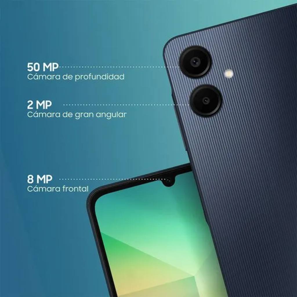 Samsung A06 4GB, 128GB - Black Dual Sim (Latin)