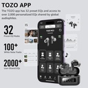 Tozo Aero Sound 2 Noise Canceling IPX6 W/ Smart Digital Display (Black)