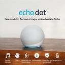 Amazon Echo Dot (5.ª generación, modelo de 2022) | Bocina inteligente con Alexa | Blanco | UPC: 840080531083